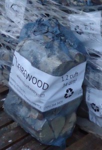 Bagged firewood